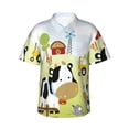 thumbnail image 1 of Balery Men'S Summer Hawaiian Shirts Short-Sleeve Design Name Printed Casual Shirts - Size Name, 1 of 9