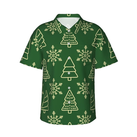 Balery Men'S Summer Hawaiian Shirts Short-Sleeve Design Name Printed Casual Shirts - Size Name