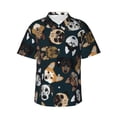 thumbnail image 1 of Balery Men'S Summer Hawaiian Shirts Short-Sleeve Design Name Printed Casual Shirts - Size Name, 1 of 9