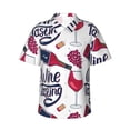 thumbnail image 1 of Balery Men'S Summer Hawaiian Shirts Short-Sleeve Design Name Printed Casual Shirts - Size Name, 1 of 9