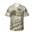 thumbnail image 1 of Balery Men'S Summer Hawaiian Shirts Short-Sleeve Design Name Printed Casual Shirts - Size Name, 1 of 9