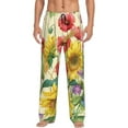 thumbnail image 1 of Balery Men'S Sunflower Cornflower Poppy Pants,Sleepwear Pants,Pajama Pants,Pj Bottoms Drawstring And Pockets-Xx-Large, 1 of 9