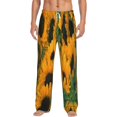 thumbnail image 1 of Balery Men'S Sunflowers 7 Pants,Sleepwear Pants,Pajama Pants,Pj Bottoms Drawstring And Pockets-Large, 1 of 9