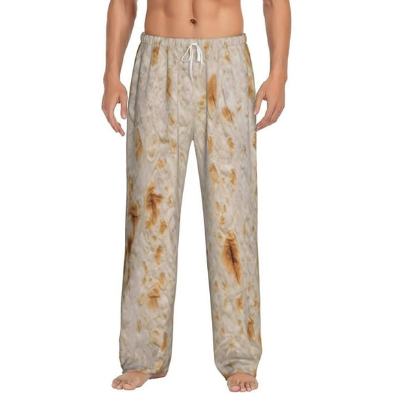 Balery Men'S Tortilla Pants,Sleepwear Pants,Pajama Pants,Pj Bottoms Drawstring And Pockets-Small