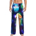 thumbnail image 1 of Balery Men'S Transparent Jellyfishes Pants,Sleepwear Pants,Pajama Pants,Pj Bottoms Drawstring And Pockets-Medium, 1 of 9