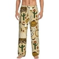 thumbnail image 1 of Balery Men'S Wild West Cowboy Pants,Sleepwear Pants,Pajama Pants,Pj Bottoms Drawstring And Pockets-X-Large, 1 of 9