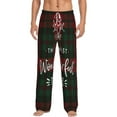 thumbnail image 1 of Balery Men'S Wonderful Time Christmas Pants,Sleepwear Pants,Pajama Pants,Pj Bottoms Drawstring And Pockets-Medium, 1 of 9