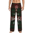 thumbnail image 1 of Balery Men'S Wonderful Time Christmas Pants,Sleepwear Pants,Pajama Pants,Pj Bottoms Drawstring And Pockets-Small, 1 of 9