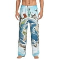 thumbnail image 1 of Balery Men'S World Travel Pants,Sleepwear Pants,Pajama Pants,Pj Bottoms Drawstring And Pockets-Small, 1 of 9