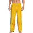 thumbnail image 1 of Balery Men'S Yellow Lemon Pants,Sleepwear Pants,Pajama Pants,Pj Bottoms Drawstring And Pockets-X-Large, 1 of 9