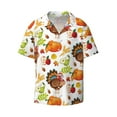 thumbnail image 1 of Balery Men's Casual Button Down Shirt Short Sleeve Textured Summer Cuban Beach Shirts-Small, 1 of 7