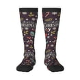thumbnail image 1 of Balery Merry Christmas Fun Novelty Socks Men'S Women'S Crew Socks Funny Crazy Novelty Socks Quirky And Cool Socks, 1 of 9