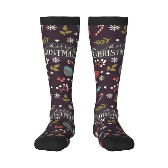 Balery Merry Christmas Fun Novelty Socks Men'S Women'S Crew Socks Funny Crazy Novelty Socks Quirky And Cool Socks