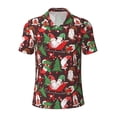 thumbnail image 1 of Balery Merry Christmas1 Printed Men’s Short Sleeve Polo Shirt, Midweight Men's Shirt,Golf Polo shirts -3X-Large, 1 of 8