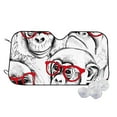 thumbnail image 1 of Balery Monkey Print Car Windshield Sun Shade,Windshield Sunshade for Car Pickup Truck SUV Accessories-Small, 1 of 7