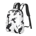thumbnail image 1 of Balery Monochrome Flying Ravens Lightweight Backpack for Men and Women - Durable and Water-Resistant, Ideal for School, Work, Travel, and Everyday Use, 1 of 9