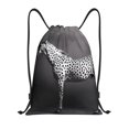 thumbnail image 1 of Balery Monochrome Leopard Horse Pattern Drawstring Backpack Bag Sport Gym Sackpack Cinch Bags Pattern Drawstring Backpack Bag Sport Gym Sackpack Cinch Bags -Small, 1 of 6