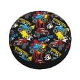 thumbnail image 1 of Balery Monster Car Tire Covers - Tough Tire Wheel Protector for Truck, SUV, Trailer, Camper, RV -16 inch, 1 of 8