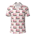 thumbnail image 1 of Balery Mothers Day Printed Men’s Short Sleeve Polo Shirt, Midweight Men's Shirt,Golf Polo shirts -, 1 of 9