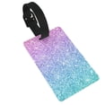 thumbnail image 1 of Balery Multicolor Glitter Print Durable Luggage Tags with Secure Strap, Personalized Travel ID Tags for Suitcases, Bags, and Backpacks - Easy Identification for Men and Women, 1 of 8
