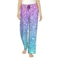 thumbnail image 1 of Balery Multicolor Glitter print Women's Pajama Pants,Ultra Lightweight Pjs,Lounge Pant-Medium, 1 of 9