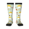thumbnail image 1 of Balery Mushroom Bee Fun Novelty Socks Men'S Women'S Crew Socks Funny Crazy Novelty Socks Quirky And Cool Socks, 1 of 9