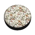 thumbnail image 1 of Balery Mushroom Garnish Tire Covers - Tough Tire Wheel Protector for Truck, SUV, Trailer, Camper, RV -15 inch, 1 of 8