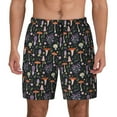 thumbnail image 1 of Balery Mushroom Mens Swim Trunks Swim Shorts for Men Quick Dry Inseam Beach Shorts with Compression Liner Pocket-Medium, 1 of 9
