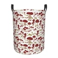thumbnail image 1 of Balery Mushroom Round Laundry Basket with Handles Waterproof Freestanding Laundry Hamper for Clothes Toys in the Dorm and Family-Medium, 1 of 8