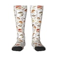 thumbnail image 1 of Balery Mushrooms And Butterflies Fun Novelty Socks Men'S Women'S Crew Socks Funny Crazy Novelty Socks Quirky And Cool Socks, 1 of 9