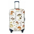 thumbnail image 1 of Balery Mushrooms And Butterflies Luggage Cover Protector, Scratch And Dirt Resistant, Fits 18-32 Inch Luggage(excluding luggage) - Small, 1 of 9