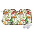thumbnail image 1 of Balery Mushrooms Gnomes Print Car Windshield Sun Shade,Windshield Sunshade for Car Pickup Truck SUV Accessories-Medium, 1 of 7