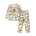 thumbnail image 1 of Balery Mushrooms Pattern Pajama Sets for Men Long Sleeve 2 Piece Sleepwear Loungewear Sets Soft PJ's with Pockets Long Sleeve Comfy Pj Sets-Large, 1 of 7
