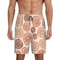 thumbnail image 1 of Balery Mushrooms2 Men's Cotton Knit Pajama Shorts Waistband & Pockets,Short Pajama Pants-Small, 1 of 8