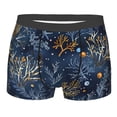thumbnail image 1 of Balery Mystical Underwater Coral Scene Men's Boxer Briefs, Soft and Breathable Cotton Underwear with nylon Waistband-Large, 1 of 9