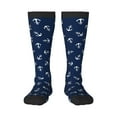 thumbnail image 1 of Balery Nautical Themed Simple Anchors Fun Novelty Socks Men'S Women'S Crew Socks Funny Crazy Novelty Socks Quirky And Cool Socks, 1 of 9