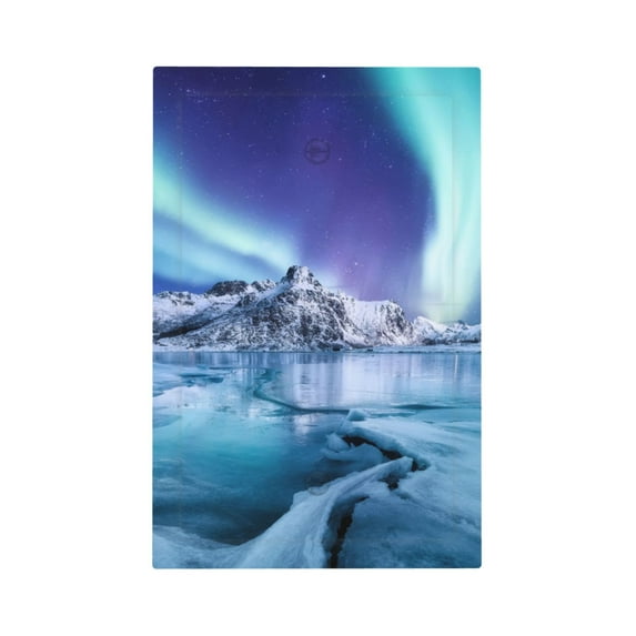 Balery Night At Lake Aurora 1 for Duplex Wall Plates Kit, Electrical Outlet Covers, Standard Size 1-Gang 5.0" x3.0", Electric Receptacle Plug Covers-Style V