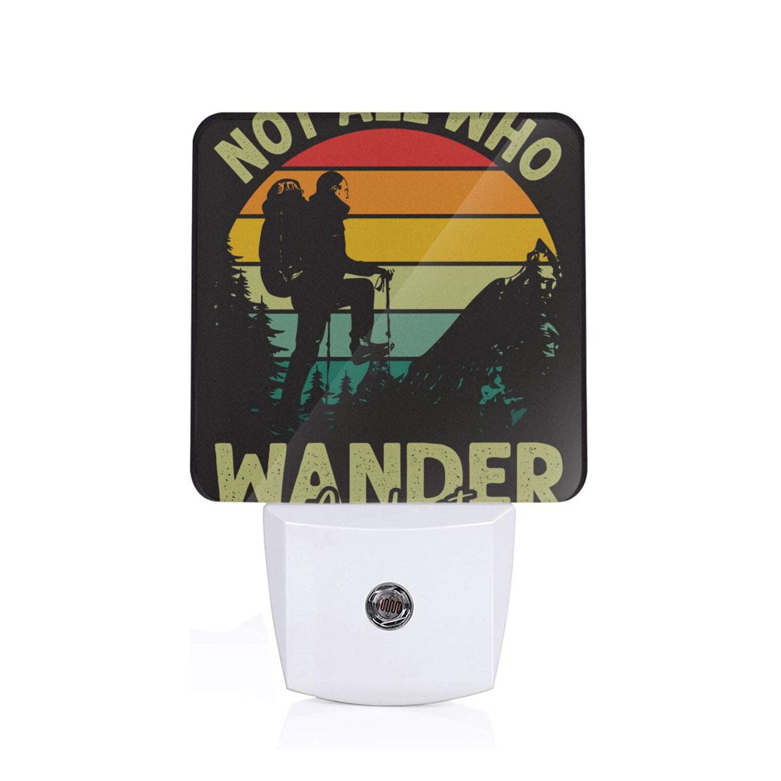 Balery Not All Who Wander Are Lost 1 Pattern LED Night Light with