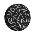 thumbnail image 1 of Balery Numberstire Cover Waterproof Dust-Proof, Universal Spare Wheel Tire Cover For Trailer, Rv, Suv Truck And Vehicle Camper Accessories-17 Inch, 1 of 9