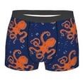 thumbnail image 1 of Balery Octopus Men's Boxer Briefs, Soft and Breathable Cotton Underwear with nylon Waistband-Medium, 1 of 9