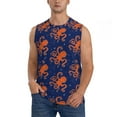 thumbnail image 1 of Balery Octopus Men's Sleeveless Muscle Shirts Workout Tank Top, Moisture Wicking, Odor Protection-Large, 1 of 8