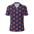thumbnail image 1 of Balery Octopus Printed Men’s Short Sleeve Polo Shirt, Midweight Men's Shirt,Golf Polo shirts -Medium, 1 of 8