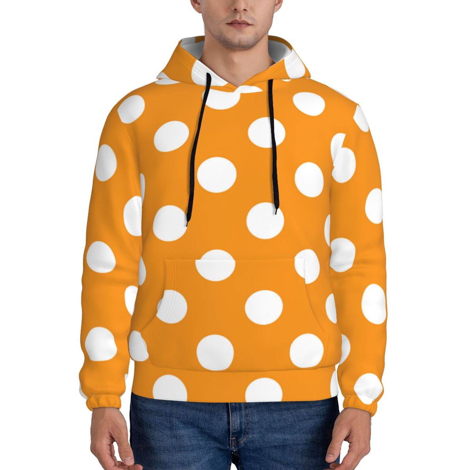 Green And Red Polka Dot Women's Hoodie