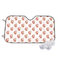 thumbnail image 1 of Balery Orange Fox Print Car Windshield Sun Shade,Windshield Sunshade for Car Pickup Truck SUV Accessories-Small, 1 of 7