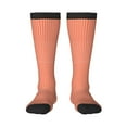 thumbnail image 1 of Balery Orange Gingham Fun Novelty Socks Men'S Women'S Crew Socks Funny Crazy Novelty Socks Quirky And Cool Socks, 1 of 9