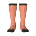 thumbnail image 1 of Balery Orange Gingham Fun Novelty Socks Men'S Women'S Crew Socks Funny Crazy Novelty Socks Quirky And Cool Socks, 1 of 9