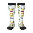 thumbnail image 1 of Balery Orange Green Avocado Fun Novelty Socks Men'S Women'S Crew Socks Funny Crazy Novelty Socks Quirky And Cool Socks, 1 of 9