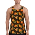 thumbnail image 1 of Balery Orange Pumpkin Pattern Men's Workout Tank Top Gym Muscle Tee Fitness Bodybuilding Sleeveless T Shirt Quick Dry Fit Muscle Tank Top Slim-Fit Tank-XX-Large, 1 of 7