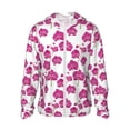 thumbnail image 1 of Balery Orchids Flowers Men's Women's UPF 50+ Sun Protection Lightweight Hoodie Performance Long Sleeve Shirt for Fishing Running-, 1 of 9