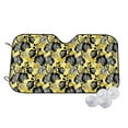 thumbnail image 1 of Balery Orchids Flowers Print Car Windshield Sun Shade,Windshield Sunshade for Car Pickup Truck SUV Accessories-Small, 1 of 7